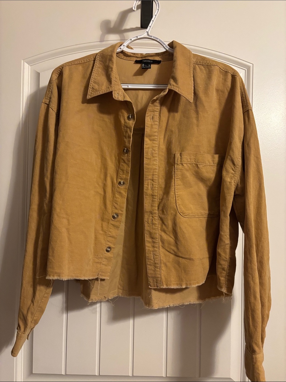 Forever 21 Mustard Yellow Button-Up Jacket
